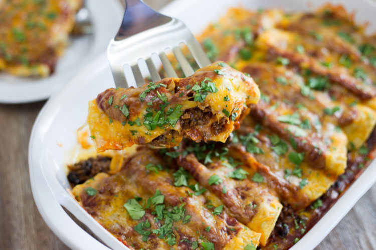 Beef Enchiladas - Artzy Foodie