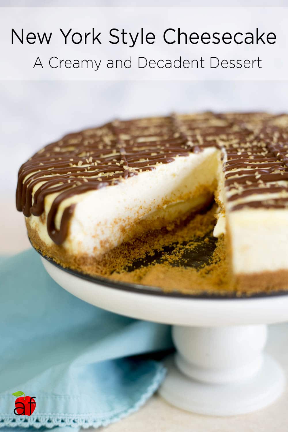 New York Style Cheesecake - Artzy Foodie
