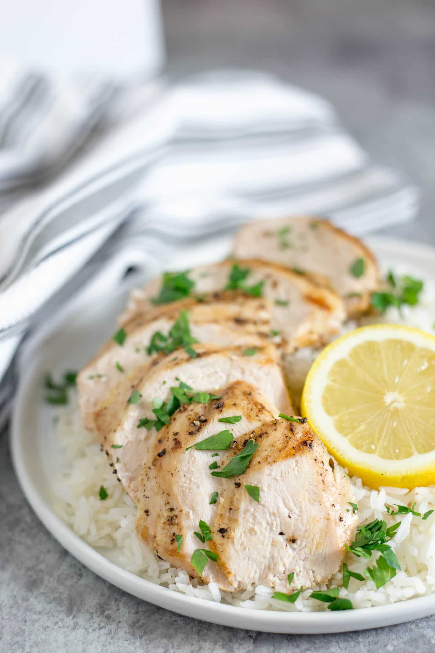 Chicken and Rice with Herbed Truffle Butter - Artzy Foodie