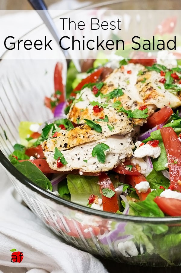 Greek Chicken Salad - Artzy Foodie