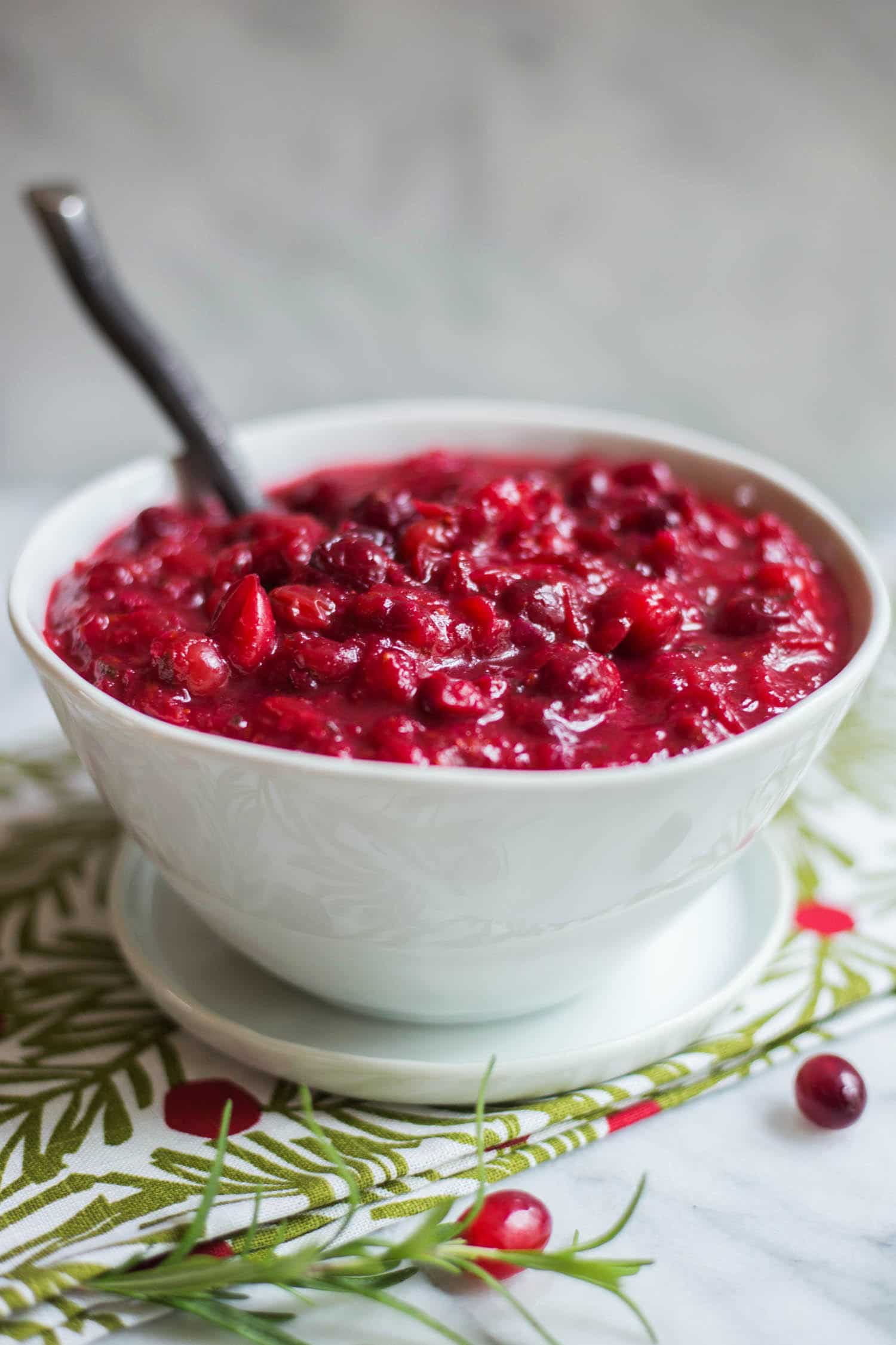 Homemade Savory Cranberry Sauce - Artzy Foodie