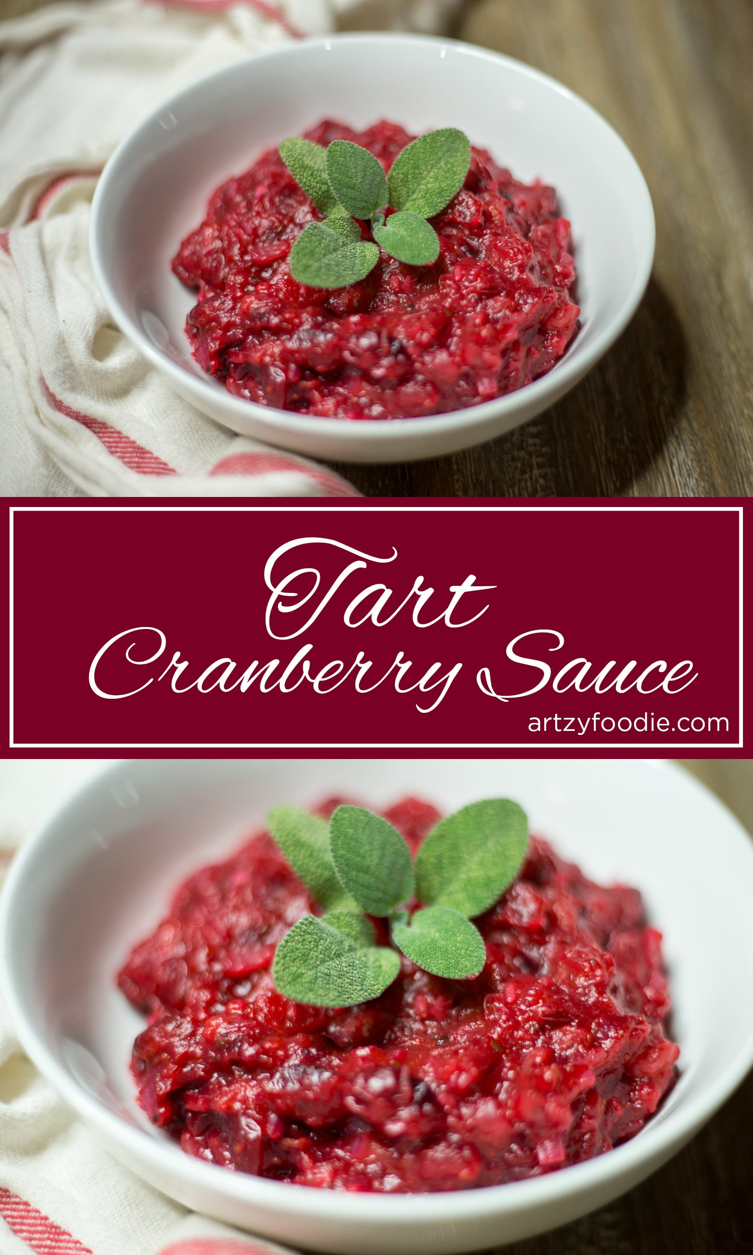 Serve this tart cranberry sauce warm as a Thanksgiving side, or chill and use as a chutney for a yummy left over turkey sandwich.