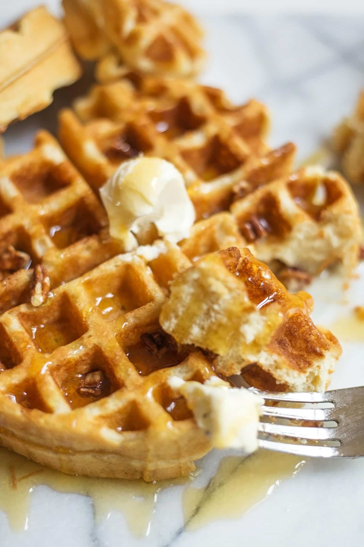 Belgian Waffles - Artzy Foodie