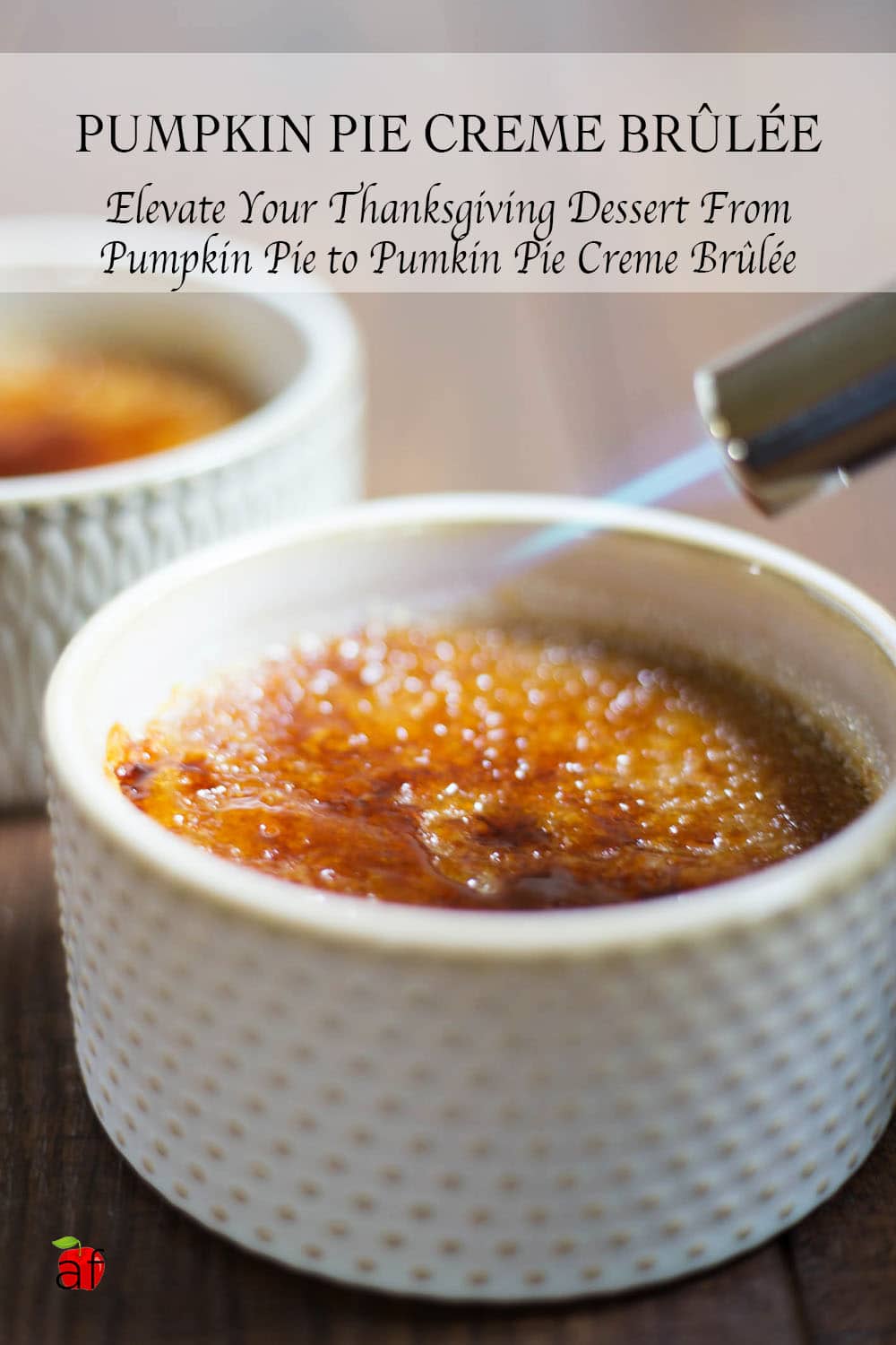 Pumpkin Pie Creme Brûlée - Artzy Foodie